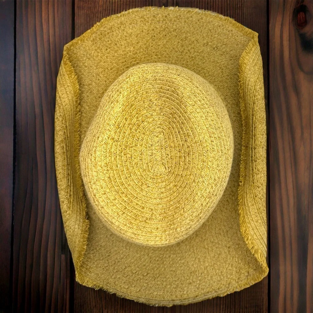 New Women's Tan Straw Cowboy Hat - Stylish and Packable